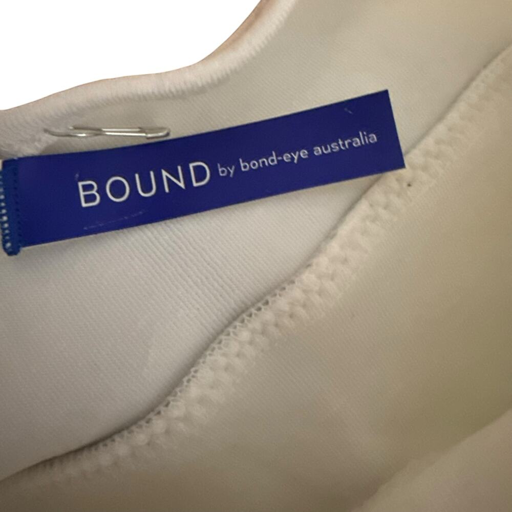 Bound by Bond Eye The Carey White Brief Foldover High Waist Bikini Swim Bottoms - Picture 9 of 9
